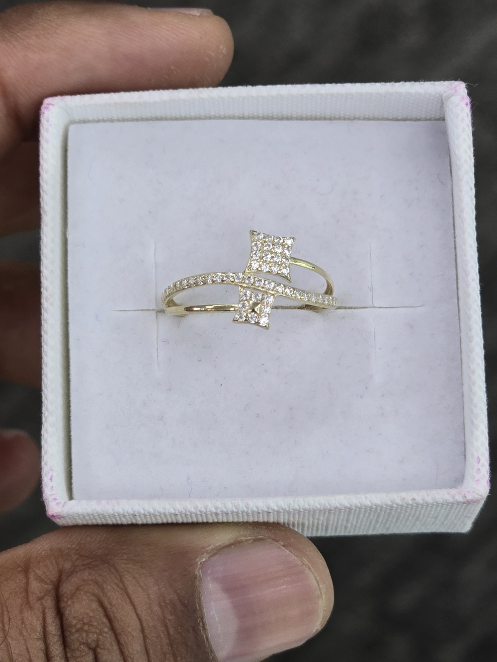 10k Real Gold Fancy Ring For Women
